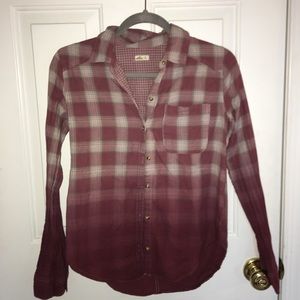 ombré flannel